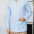 Patawali Baju Melayu Teluk Belanga Sky Blue