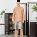 Patawali Baju Melayu Teluk Belanga Almond Brown