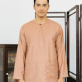 Patawali Baju Melayu Teluk Belanga Almond Brown