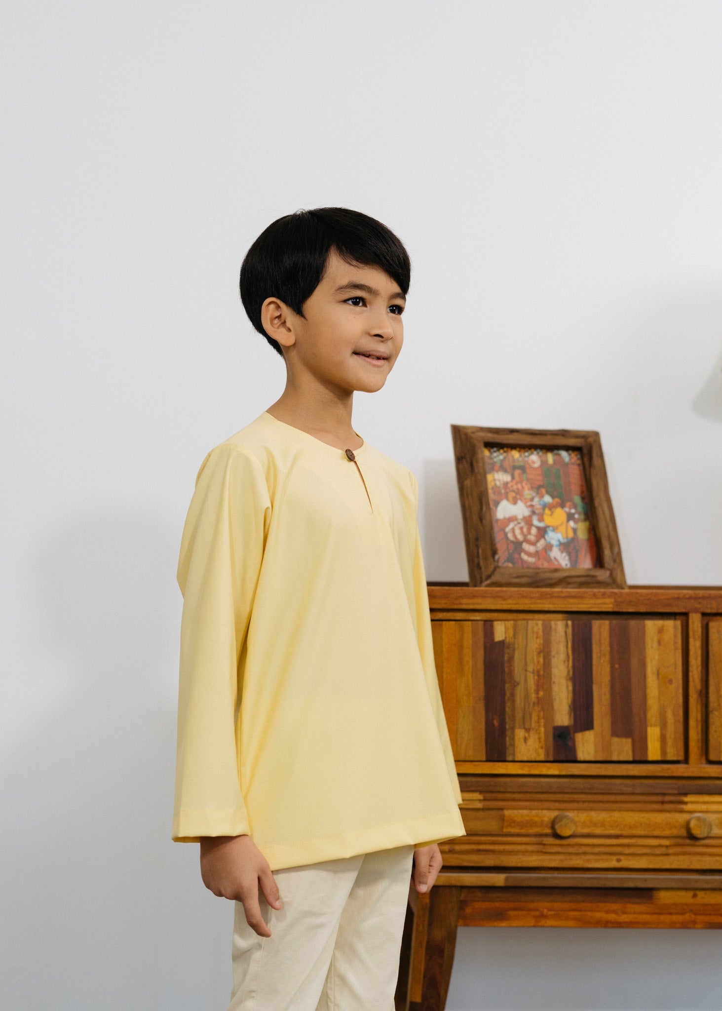 Patawali Boys Top - Soft Yellow