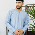 Patawali Baju Melayu Teluk Belanga Pewter Grey