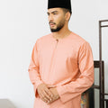 Patawali Baju Melayu Teluk Belanga French Pink