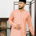 Patawali Baju Melayu Teluk Belanga French Pink