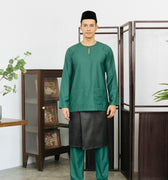 Patawali Baju Melayu Teluk Belanga Emerald Green