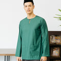 Patawali Baju Melayu Teluk Belanga Emerald Green