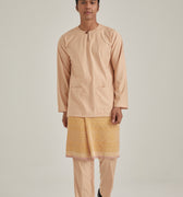 Patawali Baju Melayu Teluk Belanga Sepia Beige