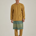 Patawali Baju Melayu Teluk Belanga Fawn Gold