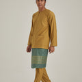 Patawali Baju Melayu Teluk Belanga Fawn Gold