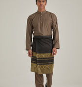 Patawali Baju Melayu Cekak Musang Cedar Brown