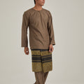 Patawali Baju Melayu Teluk Belanga Cedar Brown