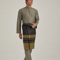 Patawali Baju Melayu Cekak Musang Smoke Grey