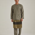 Patawali Baju Melayu Teluk Belanga Smoke Grey