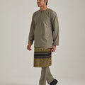 Patawali Baju Melayu Teluk Belanga Smoke Grey