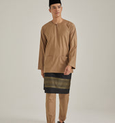 Patawali Baju Melayu Teluk Belanga Mocha Brown