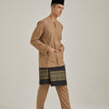 Patawali Baju Melayu Teluk Belanga Mocha Brown